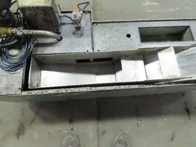 5" Magnetic Incline Chip Conveyor 2-1/2FPM 20" Discharge Coolant Recovery System