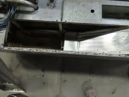 5" Magnetic Incline Chip Conveyor 2-1/2FPM 20" Discharge Coolant Recovery System