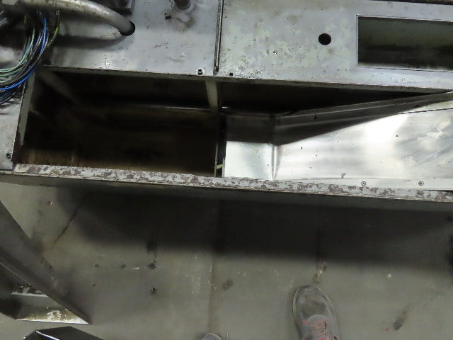 5" Magnetic Incline Chip Conveyor 2-1/2FPM 20" Discharge Coolant Recovery System