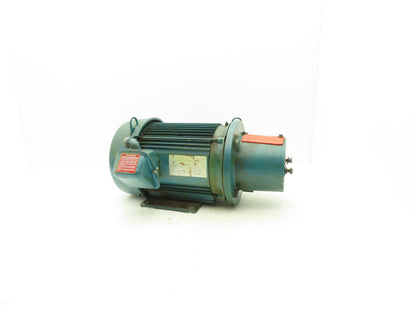 US Motors Uni Mount 125 5 HP Electric AC Motor 1750RPM 208-230/460V 3Ph 184T