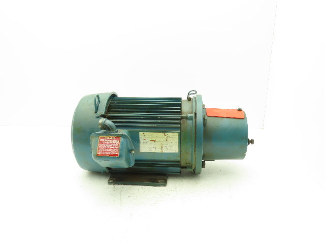 US Motors Uni Mount 125 5 HP Electric AC Motor 1750RPM 208-230/460V 3Ph 184T