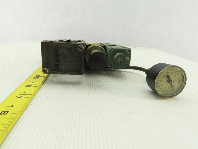 Numatics 801SS400K000030 Pneumatic Solenoid Valve W/0825S4515000030 Regulator