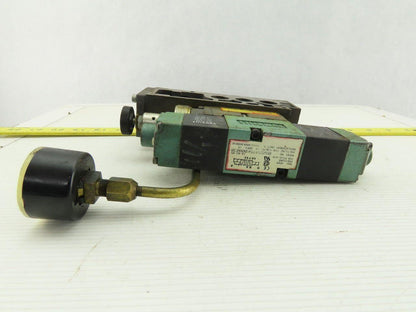Numatics 801SS400K000030 Pneumatic Solenoid Valve W/0825S4515000030 Regulator
