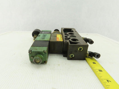 Numatics 801SS400K000030 Pneumatic Solenoid Valve W/0825S4515000030 Regulator