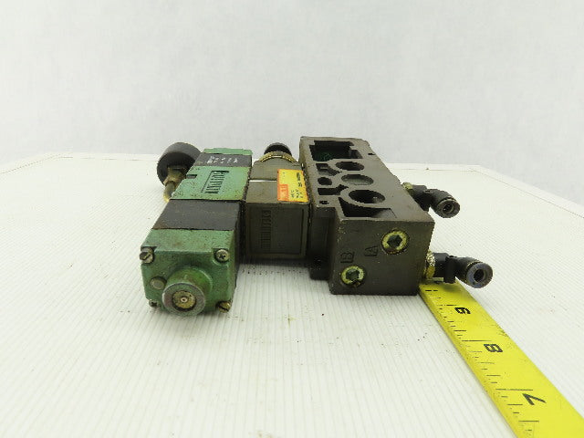 Numatics 801SS400K000030 Pneumatic Solenoid Valve W/0825S4515000030 Regulator