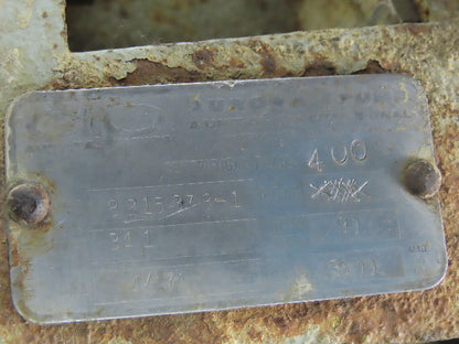 Aruroa Size 4x7A 20Hp Centrifugal 600GPM 90' Head 3500RPM 230/460V