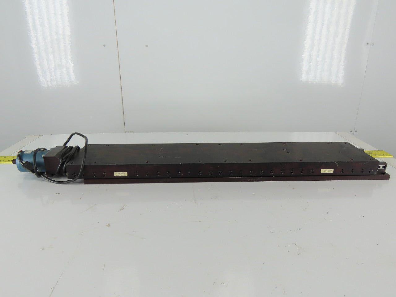 Daedal 6"x30" Linear Slide 9" Stroke W/M062-FD-421 Superior 1.65DC Motor