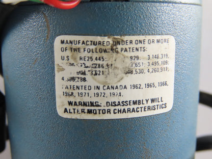 Daedal 6"x30" Linear Slide 9" Stroke W/M062-FD-421 Superior 1.65DC Motor