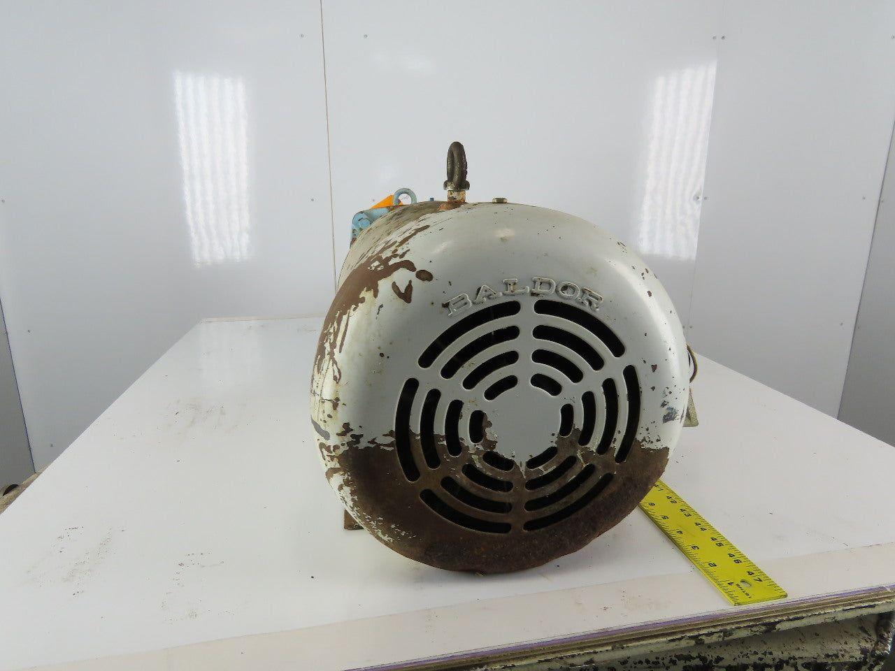 Inline Gear Reducer 5:1 Ratio W/15Hp Baldor Wash Down Motor 230/460V 3Ph