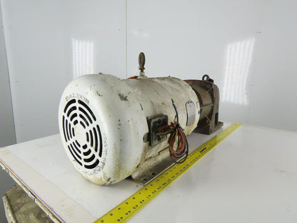 Inline Gear Motor Reducer 5:1 Ratio W/15Hp Baldor Wash Down Duty 230/460V 3Ph