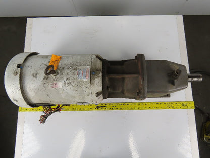 Inline Gear Motor Reducer 5:1 Ratio W/15Hp Baldor Wash Down Duty 230/460V 3Ph
