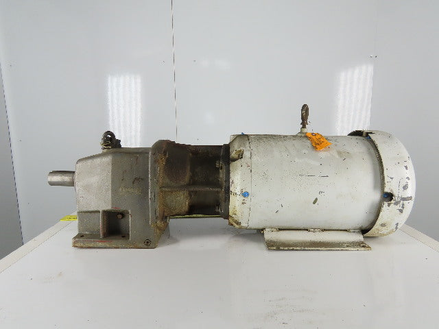 Inline Gear Motor Reducer 5:1 Ratio W/15Hp Baldor Wash Down Duty 230/460V 3Ph