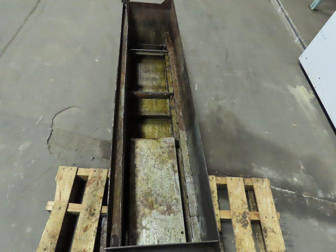 Incline Chip Conveyor 6FPM 59" x 12" Intake 230-480V 3Ph