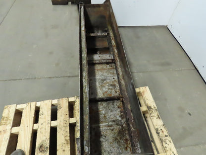 Incline Chip Conveyor 6FPM 59" x 12" Intake 230-480V 3Ph