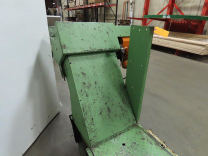 Knoll Incline Belt Chip Conveyor 4FPM 39" x 23" Intake 31" Discharge 440V 3Ph