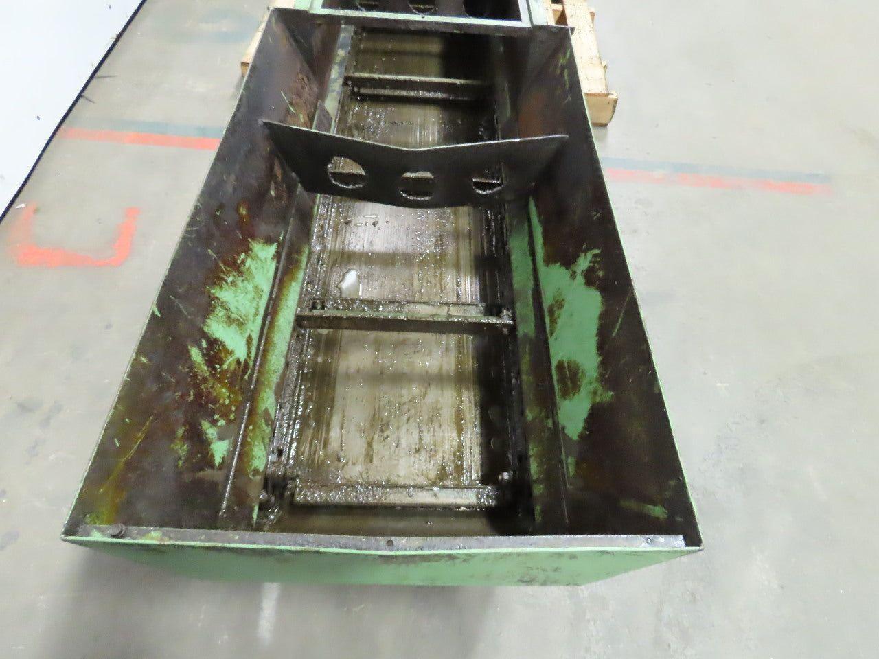 Knoll Incline Belt Chip Conveyor 4FPM 39" x 23" Intake 31" Discharge 440V 3Ph
