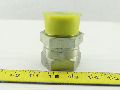 Parker Hydraulic Straight Fitting JIC 24 37° 1-7/8"-12 Swivel x 1-1/2 NPT Male