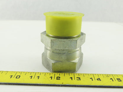 Parker Hydraulic Straight Fitting JIC 24 37° 1-7/8"-12 Swivel x 1-1/2 NPT Male