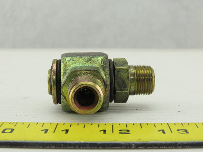 Parker S2101-6-6 Hydraulic Swivel Fitting, 90° Elbow 3/8x3/8" NPT