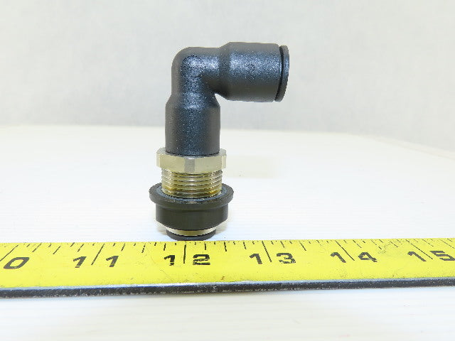 Legris LF3000 Equal Bulkhead 90° Elbow Tube OD 12mm Compressed Air Fitting