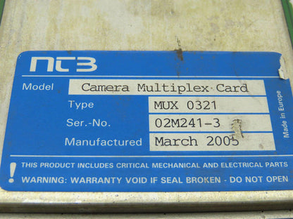 NTB MUX 0321 Camera Multiplex Card PCI Interface Card IF 0114