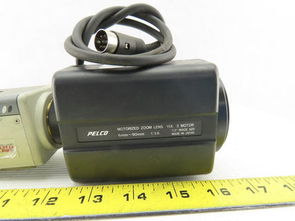 ARM Electronics B380 Monochrome Camera EIA DC12V/AC24V W/Pelco Zoom Lens