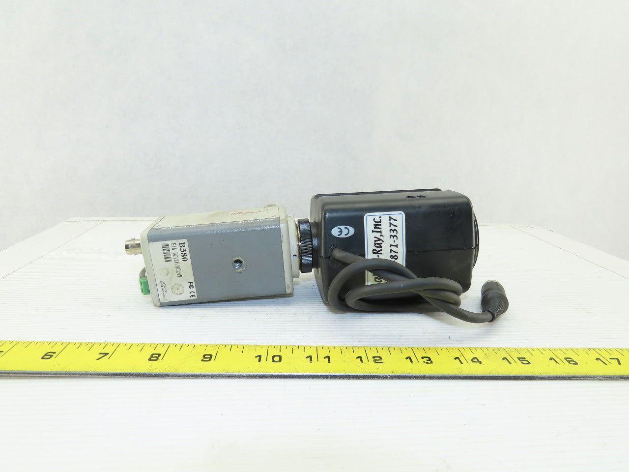 ARM Electronics B380 Monochrome Camera EIA DC12V/AC24V W/Pelco Zoom Lens