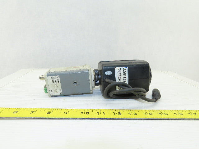 ARM Electronics B380 Monochrome Camera EIA DC12V/AC24V W/Pelco Zoom Lens