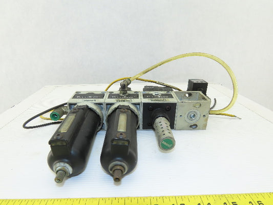 Numatics C22C-03GMQ Flexi Block Filter Regulator Assembly W/Quick Exhaust Valve