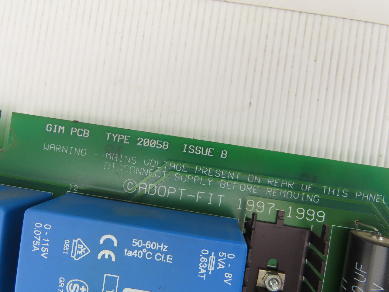 GIM Type 20058 Issue B Circuit Board PCB Card