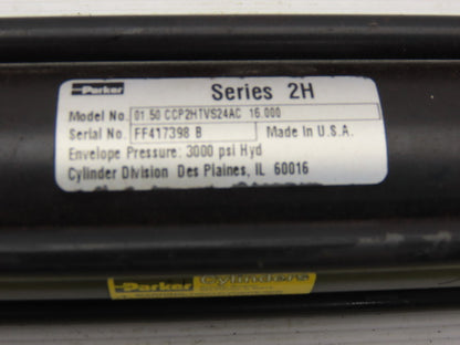 Parker 1.50CCP2HTVS24AC 16.00 Hydraulic Cylinder 1-1/2" Bore 16" Stroke 3000PSI
