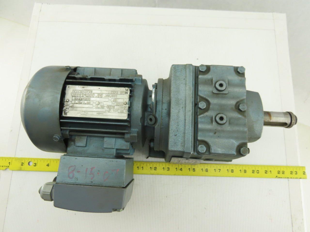 Sew Eurodrive R37DT71D4TFIS 44.8:1 Ratio 0.25kW 38RPM 277/480V Gear Motor