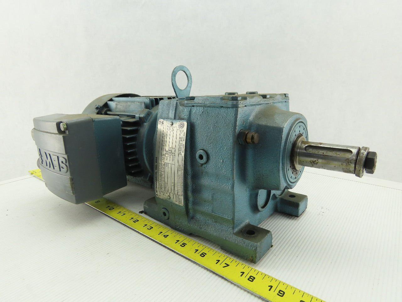 Sew Eurodrive R37DT71D4TFIS 44.8:1 Ratio 0.25kW 38RPM 277/480V Gear Motor
