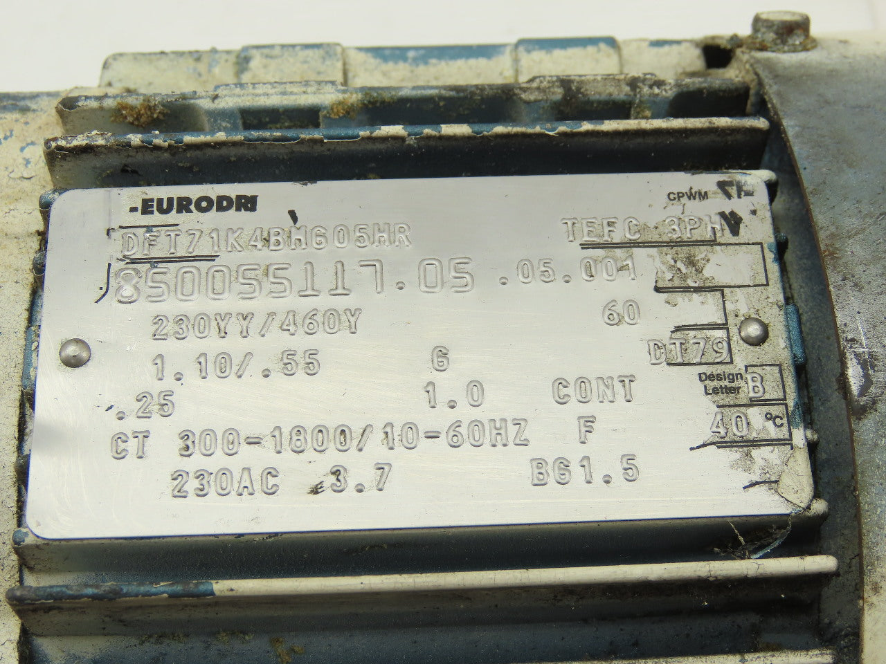 Sew Eurodrive KH37R17DT71K4BMG05HR 1/4Hp 267:1 Gear Motor 277/480V 3Ph