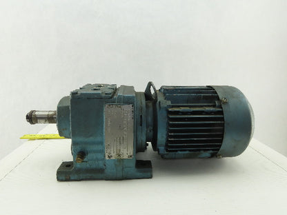 Sew Eurodrive R37DT71C4TF-IS 1/3HP Gear Motor 230/460V 3Ph W/ 32.4:1 Inline Box