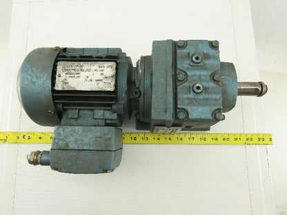 Sew Eurodrive R37DT71C4TF-IS 1/3HP Motor 230/460V 3Ph W/44.81:1 Inline Gearbox