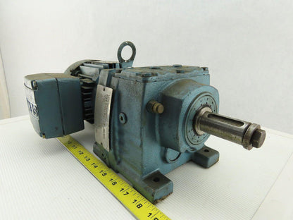 Sew Eurodrive R37DT71C4TF-IS 1/3HP Motor 230/460V 3Ph W/44.81:1 Inline Gearbox
