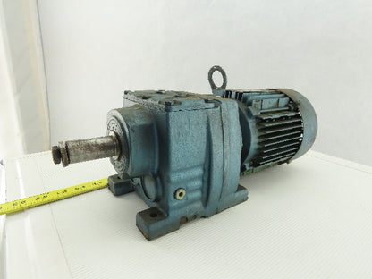 Sew Eurodrive R37DT71C4TF-IS 1/3HP Motor 230/460V 3Ph W/44.81:1 Inline Gearbox