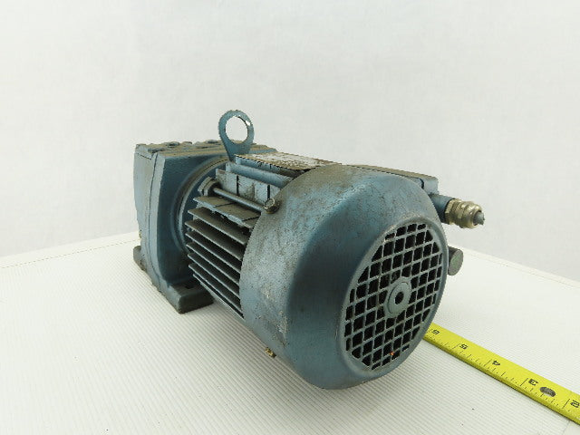 Sew Eurodrive R37DT71C4TF-IS 1/3HP Motor 230/460V 3Ph W/44.81:1 Inline Gearbox