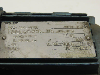 Sew Eurodrive 	 R37DT71C4TFIS 1/3HP Motor 230/460V 3Ph W/32.4:1 Inline Gearbox