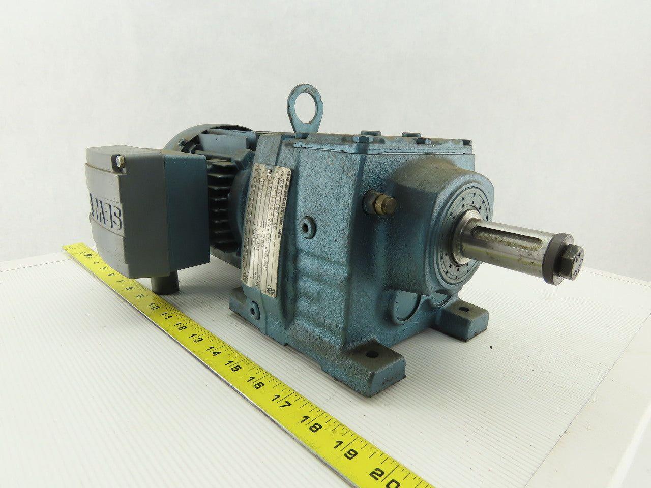 Sew Eurodrive 	 R37DT71C4TFIS 1/3HP Motor 230/460V 3Ph W/32.4:1 Inline Gearbox