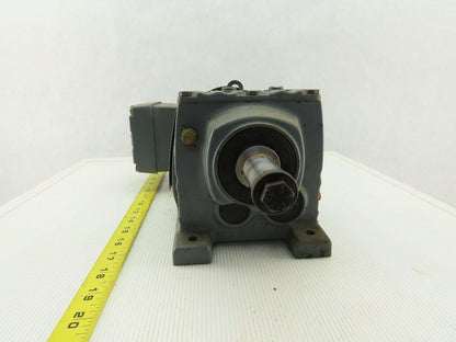 Sew Eurodrive R37DT71C4TFIS 1/3HP Motor 230/460V 3Ph W/44.81:1 Inline Gearbox