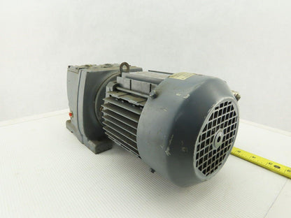 Sew Eurodrive R37DT71C4TFIS 1/3HP Motor 230/460V 3Ph W/44.81:1 Inline Gearbox