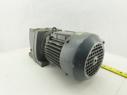 Sew Eurodrive R37DT71C4TFIS 1/3HP Motor 230/460V 3Ph W/44.81:1 Inline Gearbox