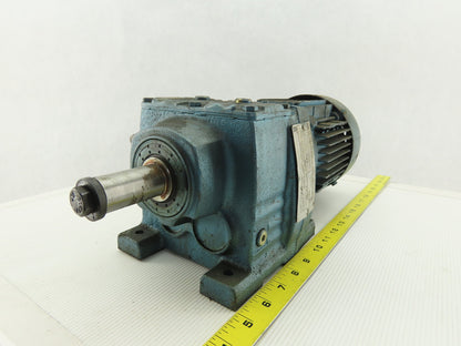 Sew Eurodrive  R37DT71C4TF-IS 1/3HP Motor 230/460V 3Ph W/25:1 Inline Gearbox