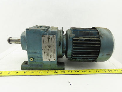 Sew Eurodrive  R37DT71C4TF-IS 1/3HP Motor 230/460V 3Ph W/25:1 Inline Gearbox