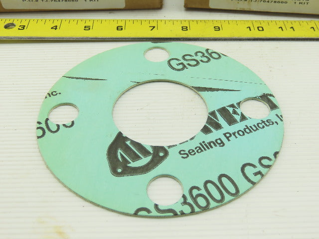 2" 150# FF Flange Gasket Kit W/Bolts Lot of 3