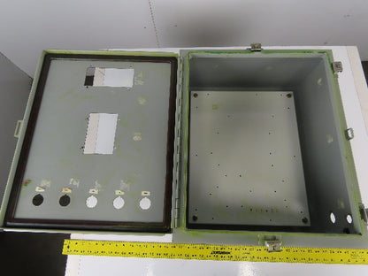24"x20"x10" Hinged Door Wall Mount Electrical Enclosure W/Back Plate