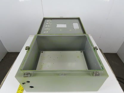 24"x20"x10" Hinged Door Wall Mount Electrical Enclosure W/Back Plate