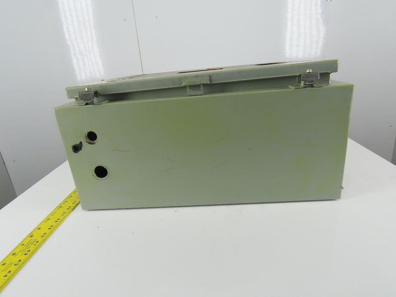 24"x20"x10" Hinged Door Wall Mount Electrical Enclosure W/Back Plate